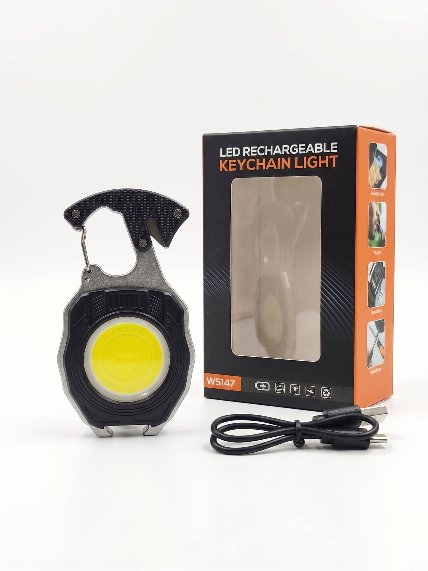 Llavero Linterna LED 3 en 1