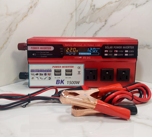Inversos de corriente 12v 110 1500w
