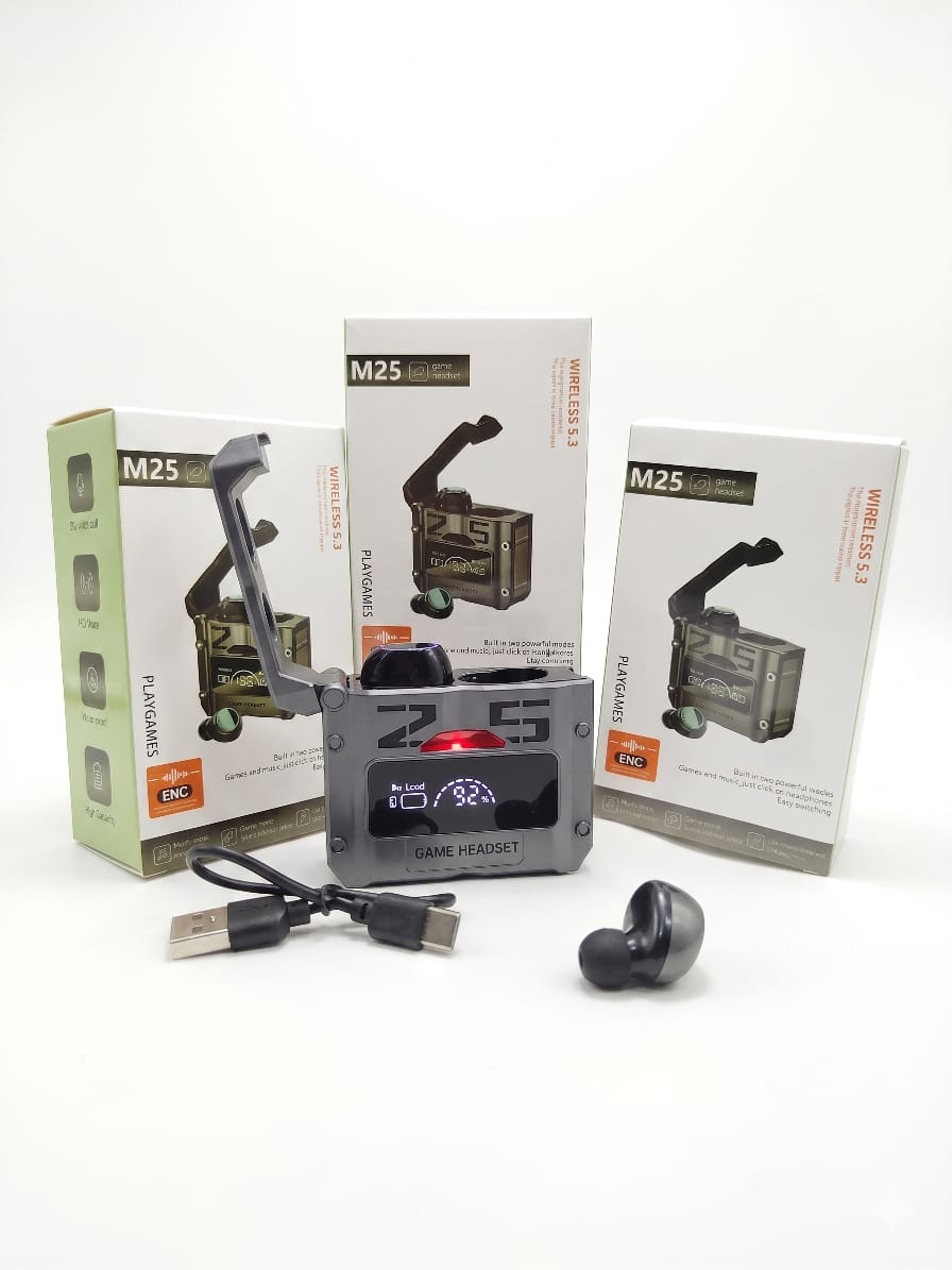 Audífonos gamer M25 inalámbricos