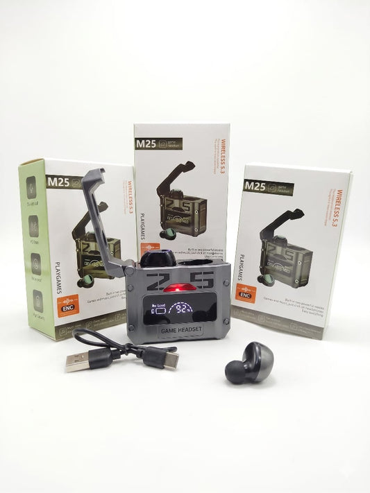 Audífonos gamer M25 inalámbricos