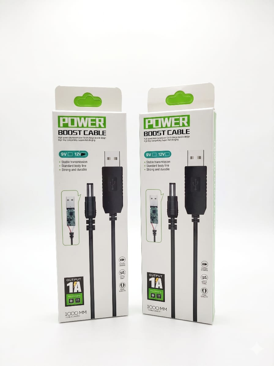 Cable convertidor USB -12v 9v