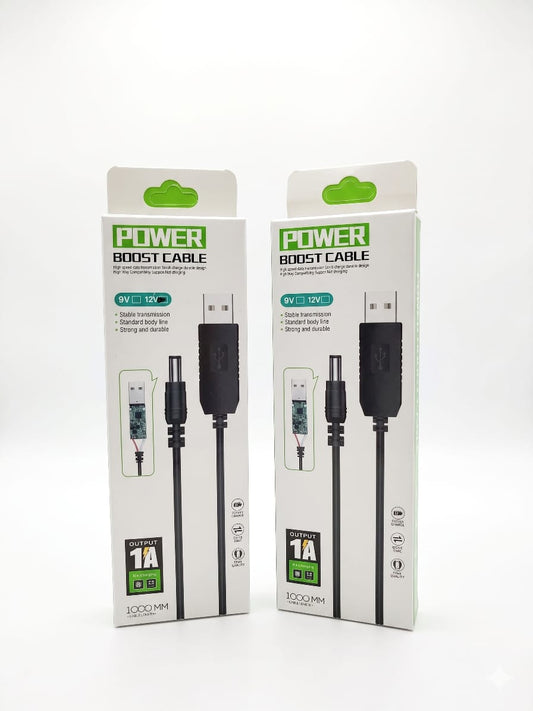Cable convertidor USB -12v 9v