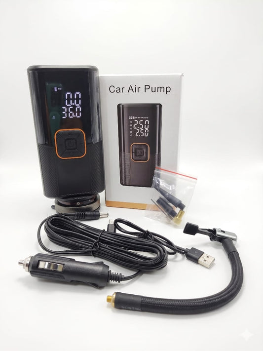 Compresor de aire portátil digital inteligente (para carro, moto, bicicletas, balones)