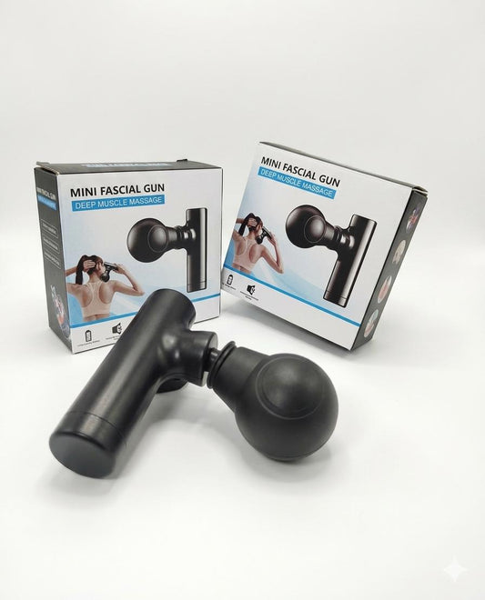 Pistola de masaje muscular recargable